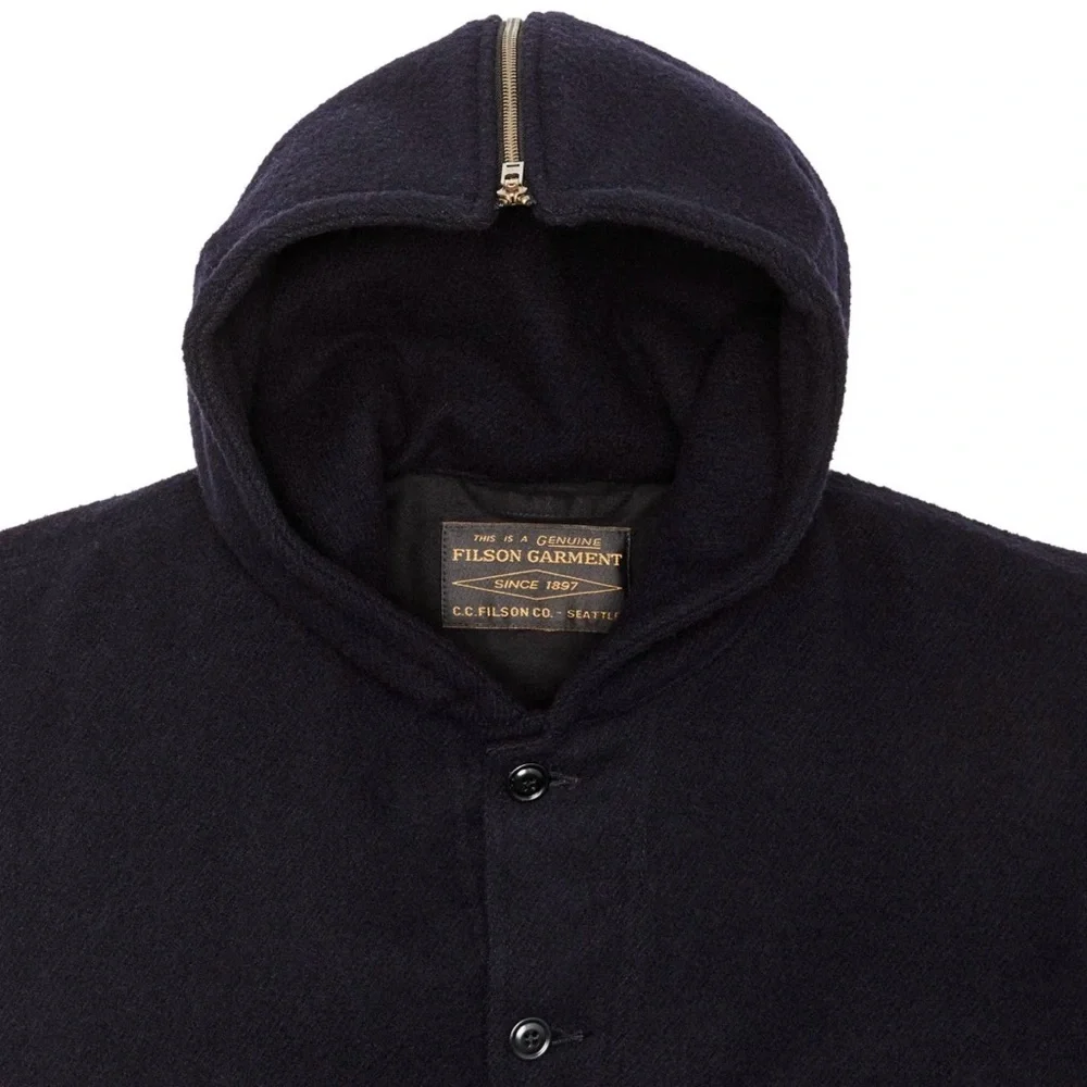 Filson Men's Mackinaw Wool Hooded Cruiser new Medium - Picture 3 of 4